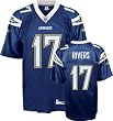 Philip Rivers Youth Jersey: Reebok Navy Replica #17 San Diego Chargers Jersey