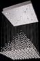 Lite Source LS-19580 Cristallo Crystal Ceiling Lamp, Egypt Crystals