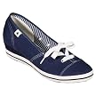 Women's Converse® One Star® Twill Wedges - Navy