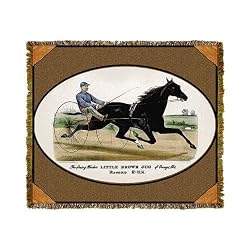 Brown Jug Horse Tapestry Throw Blanket