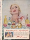 Avon Cosmetics Fragrances 1957 Original Vintage Advertisement