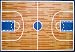 LA Rug Basketball Court 39-by-58-Inch Nylon Rug