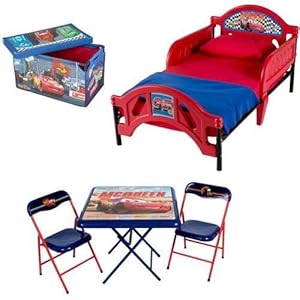 Cars Room In A Box With Foldable Table And Chair Set