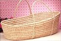 Holiday Pageant Special! 34in Baby Moses Wicker Basket
