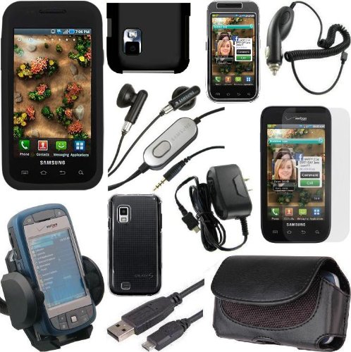 Accessory Bundle SAMI500 (10in1) for Samsung Fascinate (Galaxy S) - Custom Pack by MAGBAY