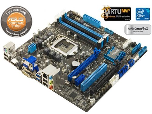 ASUS P8H77-M/CSM LGA 1155 Intel H77 HDMI SATA 6Gb/s USB 3.0 Micro ATX Intel Motherboard On Sale