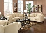 Park Place Sofa and Love Seat By Coaster Furniture With Silver Shipping