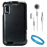 Carbon Fiber 2 Piece Protective Rubberized Crystal Hard Case for AT&T Wirel ....
