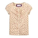 Infant Girls' Genuine Kids from OshKosh Short-Sleeve Ruffle Placket Pintuck Top