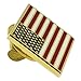 Made In America Rectangle American Flag Lapel Pin