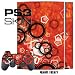 Playstation 3 Skin - System Console Skin and two PS3 Controller Skins - Orange Frenzy
