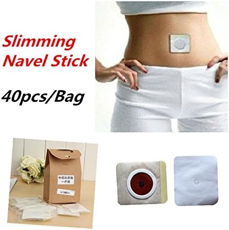 Lowest Price 40pcs / lot Fat Burning Patch Sticker Slimming Navel Stick Slim Patch Magnetic Weight Loss Health Beauty On Sale