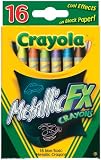 Metallic FX Crayon 16-Pack