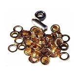 Review Kover-it  / 15 Piece Eyelet Kit with Punch and Die (Brass 1/2