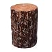 4.5 x 6 Bark Wood Log Pillars Set of 4