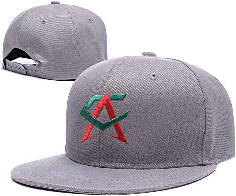 JIUWEI Canelo Alvarez Boxing Logo Adjustable Snapback Embroidery Hats Caps - Grey