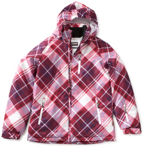 maier sports Kinder Jacke mTEX Checkygirl, white purple allover print, 128 Preisvergleich
