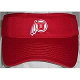 Utah Runnin Utes Mascot NCAA Adjustable Visor (Team Color)