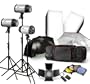 900W (3X300W) Lighting Photography Studio Strobe Flash Light Kit