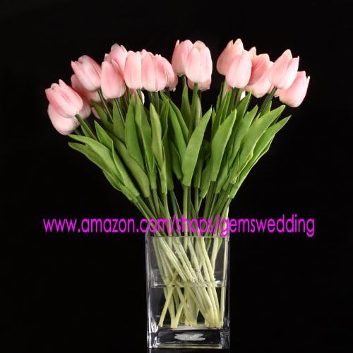 20pcs Tulip Flower Latex Real Touch For Wedding Décor Flower Best Quality KC452