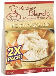 Kitchen Blends French Onion Dip Mix, 2-Count Packages (Pack of 3)