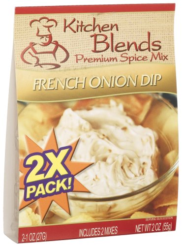 Kitchen Blends French Onion Dip Mix, 2-Count Packages (Pack of 3) by Kitchen Blends