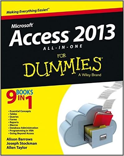 Microsoft Access 2013 all in one for Dummies