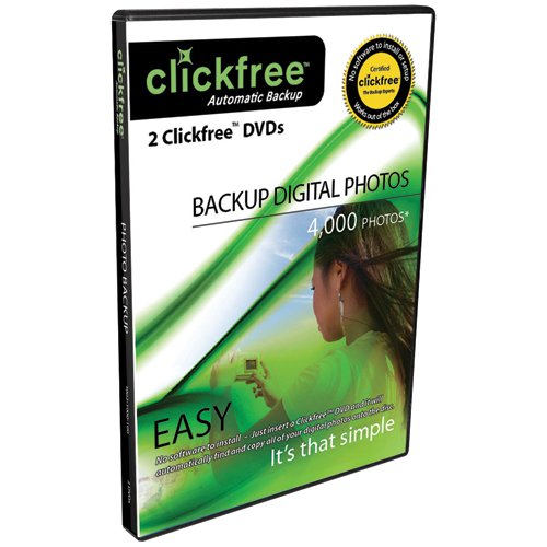 Clickfree Automatic Backup DVD Photo and Video Edition DVD100-2 - 2-Pack