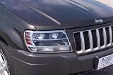 Putco Head Lamp Overlays & Rings - , 1999 - 2004 Jeep Grand Cherokee
