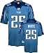 LenDale White Tennessee Titans Light Blue NFL Replica Jersey