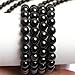 8mm Round Black Obsidian Beads Strand 15