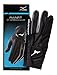 Mizuno RainFit Golf Gloves, Black, Small
