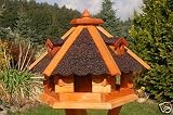 Vogelhaeuschen, Vogelhaus mit Bitumschindeln, behandelt
