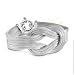 MILLE LUCCI: *ITALIAN ETERNAL LOVE KNOT STERLING SILVER BRACELET*