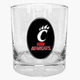 Cincinnati Bearcats Rocks Glass (Set of Four)