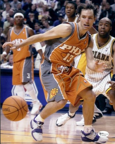 Steve Nash Autographed Phoenix Suns 8x10 Photo
