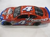 Signed Nascar Die-cast 1:24 Scale Stock Car #4 Car Mike Wallace Geico Red and Blue 2003 Grand Prix Signature on Trunk
