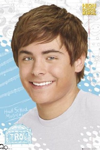1art1 41141 High School Musical - Troy, Face, Portrait Poster 91 x 61 cm Preisvergleich