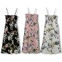 Hibiscus Plumeria Spaghetti Strap Hawaiian Aloha Smocked Sun Dress