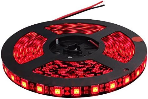 Kaito Japan waterproof LED tape light black base 100cm (1 pieces) 3-chip 12V Light Color: red c3b100b-44070