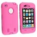 Pink Otterbox Defender Series Case for the Apple iPhone 3, Apple iPhone 3G and Apple iPhone 3GS (PINK)