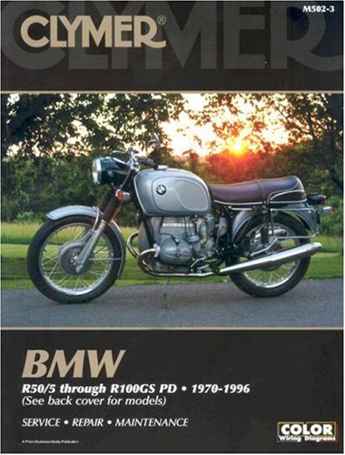 Bmw R50/5 Through R100Gs Pd: 1970-1996 (Clymer Motorcycle Repair)