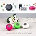 Ecandy Bluetooth Shower Speaker, Water Resistant, Hands Free Portable Speakerphone with Built-in Mic, 6 Hours of Playtime, Bluetooth 3.0, Control Buttons and Dedicated Suction Cup for Showers, Bathroom, Pool, Boat, Car, Beach, and Outdoor Use (Black)
