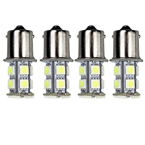 HOT SYSTEM 13-SMD White 1156 Ba15s 12V Backup Signal Blinker Tail Light LED bulbs 4-pack
