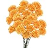 24 Pieces of 21" Gerbera Daisy Artificial Silk Flower Sprays with Bendable Stems