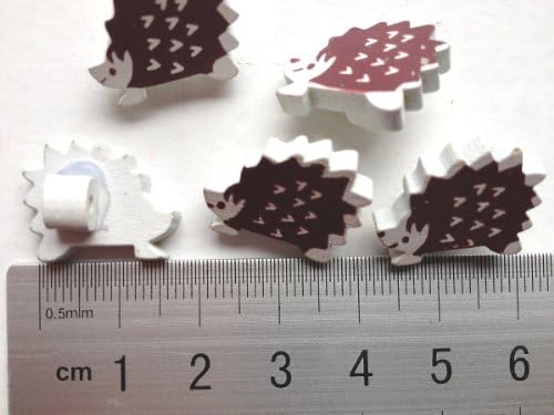 100pcs Mixed Big Wooden Buttons in Bulk Buttons for Crafts Rrinaceus Bu-44