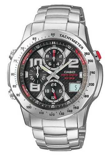Casio, Inc. WVQ550DA-1AV - Silver Wave Ceptor Atomic Chronograph Watch