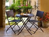 RST Outdoor Bistro Patio Furniture, 3-Piece