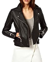 Premium Leather Women's Lambskin Leather Bomber Biker Jacket