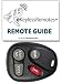 1997-2000 Pontiac Grand Prix Keyless Entry Remote Fob Clicker With Free Do-It-Yourself Programming + Free eKeylessRemotes Guide